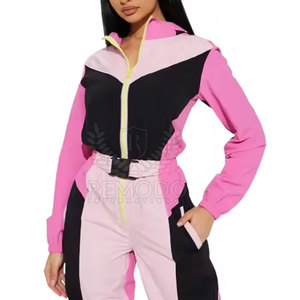 Conjunto cortavientos informal para mujer Perfecto para correr y actividades al aire libre Conjunto cortavientos para mujer - Product Image 3