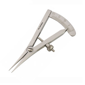 Calibradores Rectos CASTROVIEJO, Rango de Escala 0-20 mm, Longitud de Trabajo de 3-1/2'' (9 cm), Acero Inoxidable, Micrométricos, Aptos para Microcirugía - Product Image 5