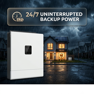 Inversor Solar Personalizable de 11kW con Doble Salida, Carcasa Moderna de Dos Tonos, Pantalla Negra Cuadrada, Inteligente, Bidireccional, de Litio - Product Image 3