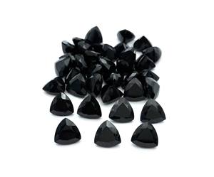 IGI certificado 12mm trillón corte suelto facetado negro turmalina piedra preciosa alta calidad cristal Natural anillos ovalados piedras Material - Product Image 3