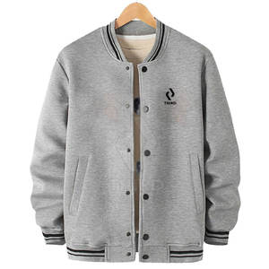 Cómodo invierno cálido hombres Letterman chaqueta a prueba de viento hombres Letterman chaqueta en precio razonable - Product Image 1