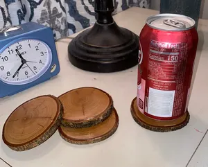 Posavasos de resina de madera de nogal hechos a mano para decoración del hogar, mesa de Hotel, juego de alfombrillas para bebidas con estilo - Product Image 4