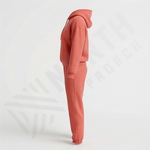 Nueva Llegada Ropa Deportiva para Mujer Ropa de Fitness Ropa Deportiva 100% Algodón Chándal Moderno para Gimnasio y Running Traje Deportivo Personalizado - Product Image 3