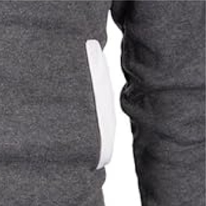 Sweat-shirt à capuche gris, vert et blanc de haute qualité, en molleton de coton doux pour hommes, prix de gros - Product Image 5