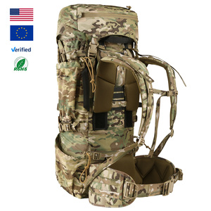 Zaino Tattico Personalizzato <span class=keywords><strong>75L</strong></span> con Telaio Interno Sistema di Idratazione MOLLE Borsa Mimetica Grande Capacità per Escursionismo e Campeggio - Product Image 2