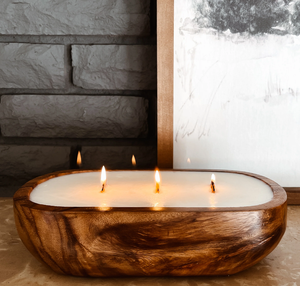 Pâte à bois bougie support bol noël cadeaux décoratifs Festival vide bougie bols maison artisanat pour fête ustensiles de cuisine - Product Image 3