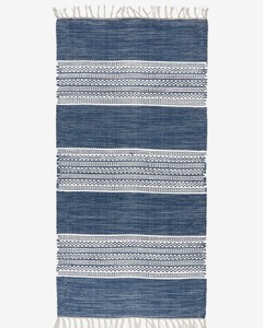 Alfombras de algodón 100% hechas a mano para la habitación de los niños, tapete chino lavable, color beige, Kilim, Punja tejida - Product Image 3