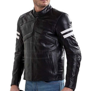 Vestes de moto en cuir personnalisées avec votre propre conception Veste de moto en cuir fabriquée au Pakistan - Product Image 3