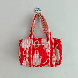 Bolso de Hombro Mini de Algodón Hecho a Mano con Diseño Atemporal, Nuevo, para Viaje, Estilo Boho, Regalo para Ella, Arte Clásico de Rajasthan - Product Image 1