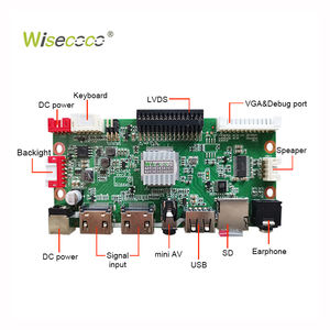 Wisecoco Display Touch IPS TFT <span class=keywords><strong>LCD</strong></span> da 12,3 Pollici 1920x720 ad Alta Luminosità con Scheda Driver USB e SD - Product Image 6