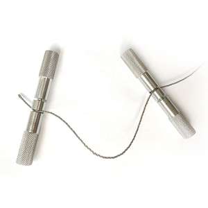 Manche en acier inoxydable manuel usage vétérinaire dissolvant de corne de veau écornage scie fil Sutter OB - Product Image 3