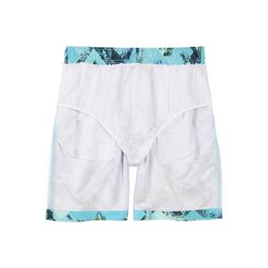 Pantalones cortos de hombre de dos piezas con cierre de cintura elástica de patrón sólido a precio barato personalizado pantalones cortos de entrenamiento deportivo de verano para hombre - Product Image 5