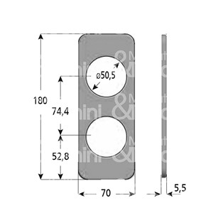 Fiam จาน mod. 1120 CP - Product Image 1