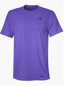 T-shirts pour hommes 100% coton, impression numérique unie, logo personnalisé, qualité supérieure, en provenance du Bangladesh - Product Image 2