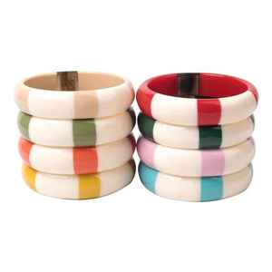 Brazalete Artesanal Indio para Mujer, Brazalete Irregular de Resina, Acetato de Caparazón de Tortuga, Diseño Moteado, Ancho y Grueso, con Múltiples Colores - Product Image 5