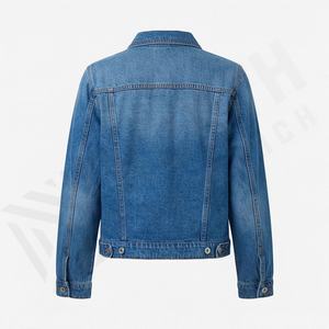 Veste en jean décontractée pour femmes OEM, manches longues, respirante, chaude, élégante, rembourrage en coton personnalisé, dernier design, tendance de la mode, manteau tendance - Product Image 2