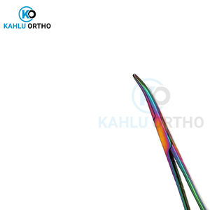 <b>Rainbow</b> Stainless Steel Curved Tip and Straight Tip Forceps for Locking Clamp Surgical Forceps by KAHLU ORTHOPEDIC - Product Image 6