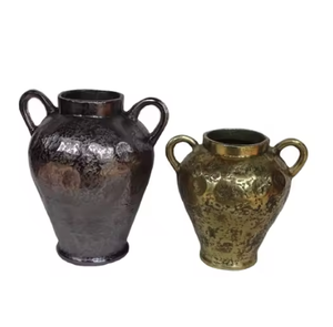 Vase à fleurs de Style luxueux intérieur fête de mariage et décoration de table salon Vases à fleurs tissage Design Top tendance - Product Image 4