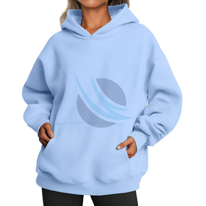 Dernier design Vente à chaud Sweats à capuche pour femmes Streetwear d'hiver pour femmes Sweats à capuche grande taille Top à la mode pour femmes à manches longues personnalisés - Product Image 4