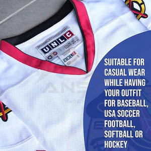 Maillot de hockey avec lettres et numéros cousus Authentique Fabs App Authentique Maillot de hockey d'équipe Maillot de hockey de match - Product Image 5