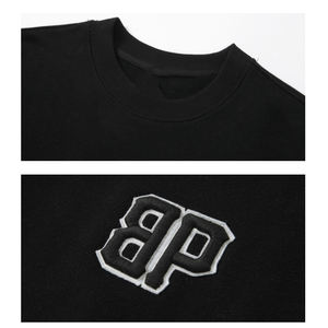 OEM personalizado de impresión de cuello redondo de peso pesado de algodón de gran tamaño sudadera de los hombres baratos - Product Image 6