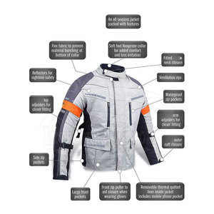 Veste de Moto en Textile de Course Automobile de Grande Taille Nouveau Style Vestes de Moto en Textile Offre Spéciale - Product Image 2