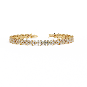 Fabulous 18K <b>Gold</b> Lab Grown Diamond Bracelet & <b>Bangle</b> - Product Image 4