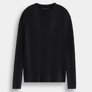 Suéter Casual de Manga Larga Unisex, Nuevo, Talla Grande, Personalizado, Mezcla de Nailon/Acrílico de Mongolia, Grosor Estándar, con Forro Frontal - Product Image 1