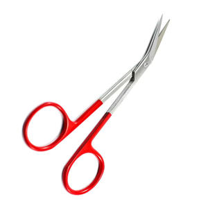 Ciseaux micro-courbes de haute qualité Iris 12 cm en acier inoxydable Instruments chirurgicaux Ciseaux chirurgicaux dentelés par SurgiRight - Product Image 2