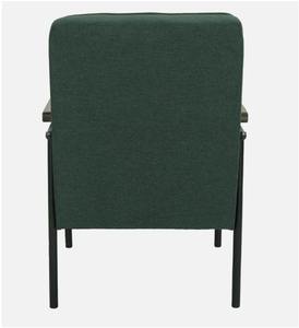 Sofá Otaru moderno de 1 plaza con terminales metálicos de madera con acabado Kale para hoteles, salas de estar, villas, Apartamentos - Product Image 5