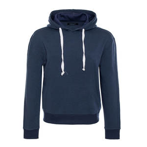 Sudadera con Capucha Informal de Invierno para Mujer, Transpirable, Conjunto Corto, Color Sólido, 100% Algodón, Alta Calidad, Venta al por Mayor - Product Image 2