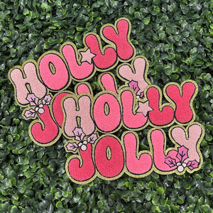 Customized Logo Iron-On Chenille Patches Decoration New Fashionable Christmas Sequin Embroidery Hat Patches Fabric <b>Material</b> - Product Image 3