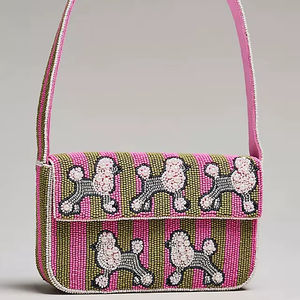 Bolso de Mano de Diseño con Cuentas Hechas a Mano Estilo Moda India, Bolso de Hombro Estilo Bohemio para Fiestas, Compras y Eventos Nocturnos, Bolso Mensajero para Mujer - Product Image 1