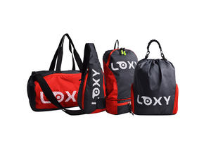 Sedex Factory Mochila colorida con cordón Bolsa de poliéster de nylon para viajar en el gimnasio - Product Image 6