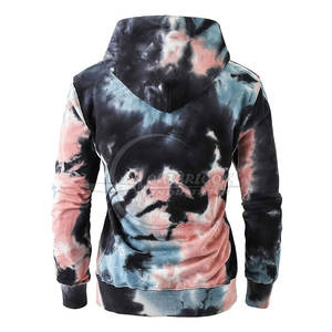 เสื้อฮู้ดมัดย้อมสองสีสำหรับผู้ชายเสื้อผ้าแฟชั่นลำลองดีไซน์ใหม่สำหรับฤดูหนาว - Product Image 2