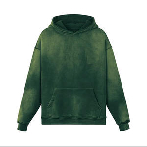Good Selling Private Labels Men's Winter Pullover Oversized Acid Wash Hood with Front Kangaroo Pockets Trade Assurance - Product Image 6