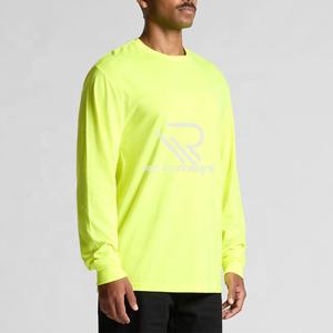 เสื้อยืดแขนยาวผู้ชายผ้าคอตตอน 100% เนื้อหนา ทรงหลวม สไตล์สตรีทแวร์ สกรีนลายตามสั่ง พิมพ์โลโก้ได้ ระบายอากาศได้ดี - Product Image 4