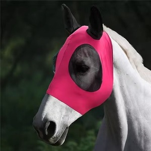 Máscara protectora de cara completa para moscas de caballo, ligera, transpirable, de malla suave, para nariz y Oreja, protección UV para pantalones de montar al aire libre - Product Image 4