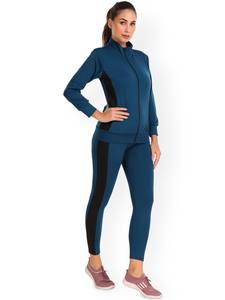 Conjunto Deportivo de Dos Piezas para Mujer, 100% Algodón, Elástico, Cuello en V, Largo Completo, Transpirable, Ecológico y Reversible para Invierno - Product Image 2