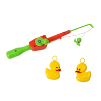 Juego de Cañas de Pescar de Juguete para Niños con Patos de Plástico, Mini Set de Pesca, Juego Acuático Novedoso para Niños, Juguetes Promocionales Personalizados de Fábrica