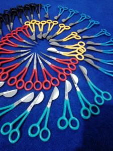 Ciseaux chirurgicaux à bec de canard droits en acier inoxydable, ensemble d'instruments de précision de haute qualité pour l'école de médecine, coupe de tissus - Product Image 5