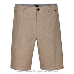 Short imperméable à la mode avec logo personnalisé pour hommes Short de golf pour la marche Short hybride décontracté imperméable à taille haute en polyester avec poches - Product Image 1