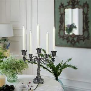 Chandelier chandelier rétro en métal pour la décoration de la maison pour les présentoirs aux chandelles de Noël - Product Image 1