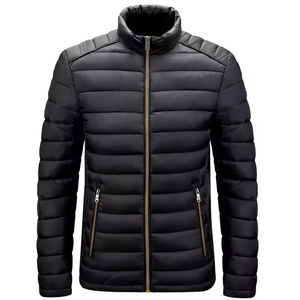 Nouvelle veste bomber décontractée pour homme sur mesure 2026, en toile enduite, respirante, à capuche, épaisse, pour l'été, motif décoratif uni - Product Image 4