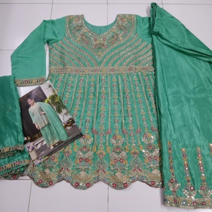 Trajes Palazzo Premium para mujeres a la moda, ropa paquistaní de tamaño libre, traje Salwar a un precio asequible - Product Image 6