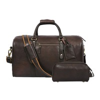 Bolsa de Lona de Cuero Duradera de Gran Capacidad, Estilo Moderno 2022, Patrón Personalizado, Deportiva, de Moda, para Gimnasio, Viajes, Almacenamiento, Hecha a Mano
