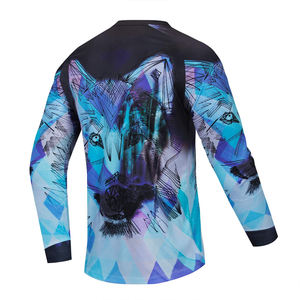 2025 carreras hechas a medida transpirable sublimado MTB Jersey hecho a medida manga larga equipo desgaste MTB Jersey en precio barato - Product Image 2