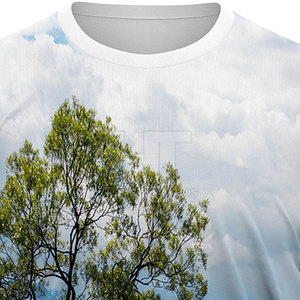 Las Camisetas De Sublimación de color personalizadas para hombres más vendidas, transpirables, 100% poliéster, respetuosas con el medio ambiente, MOQ bajo - Product Image 3