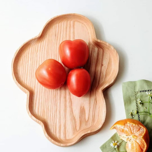 ถาดไม้อะคาเซียแบบแฮนด์เมดสไตล์เวียดนามถาดไม้รูปทรงต่างๆทนทานสำหรับเสิร์ฟอาหาร - Product Image 1