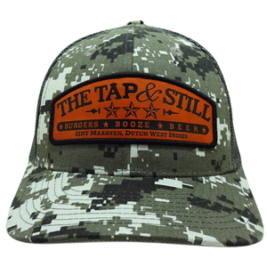 หมวกแพตช์โลโก้ลายพลางหมวกทรูเกอร์สไตล์สตรีทแวร์หมวกคุณภาพสูง L01ผลิตจากผู้ผลิตในเวียดนามออกแบบได้ตามต้องการ - Product Image 1